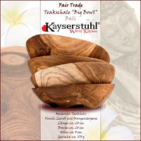 Fair-Trade Holzschale "Big Teak Bowl"