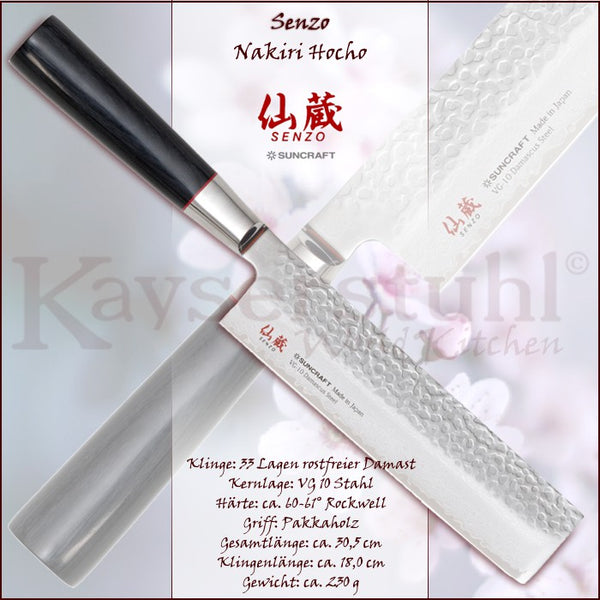 Senzo Kochmesser "Nakiri Hocho"